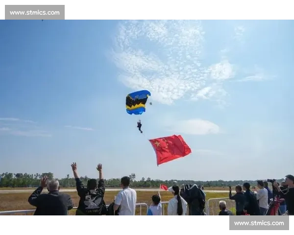 吉安蓝天舞 “芭蕾”：跳伞世界杯凌空开赛