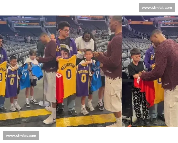 威少拒签湖人球衣？真相藏在签名腕带里